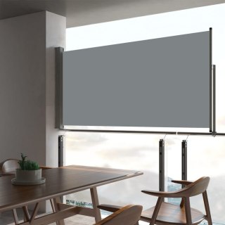  Wysuwana markiza boczna na taras, 80 x 300 cm, szara Lumarko!