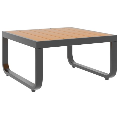  5-cz., narożny zestaw wypoczynkowy, poduszki, aluminium i WPC Lumarko!