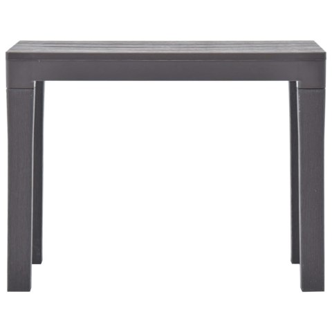  Ławki ogrodowe, 2 szt., mocca, plastik Lumarko!