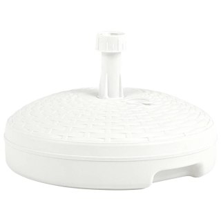  Podstawa pod parasol, wypełniana wodą/piaskiem, 20 L, biała Lumarko!