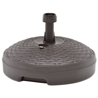  Podstawa pod parasol, wypełniana wodą/piaskiem, 20 L, brązowa Lumarko!