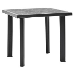  Stół ogrodowy, antracytowy, 80 x 75 x 72 cm, plastikowy Lumarko!