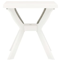  Stolik bistro, biały, 70x70x72 cm, plastikowy Lumarko!