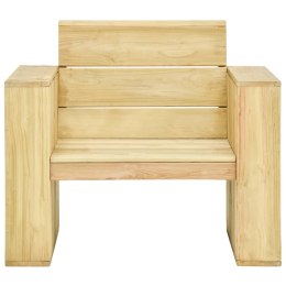  Krzesło ogrodowe, 89x76x76 cm, impregnowane drewno sosnowe Lumarko!