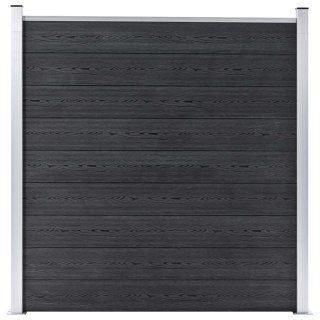  Ogrodzenie ogrodowe, WPC, 180x186 cm, szare Lumarko!