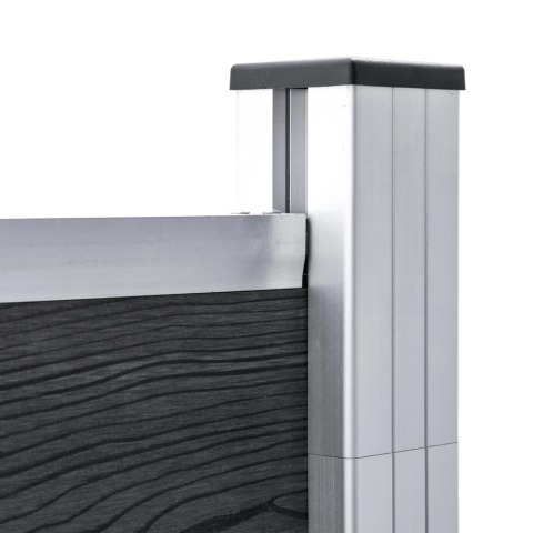  Ogrodzenie ogrodowe, WPC, 180x186 cm, szare Lumarko!