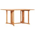  Składany stół ogrodowy, 150x90x75 cm, lite drewno tekowe Lumarko!