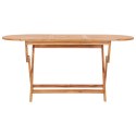  Składany stół ogrodowy, 160x80x75 cm, lite drewno tekowe Lumarko!