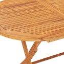  Składany stół ogrodowy, 160x80x75 cm, lite drewno tekowe Lumarko!