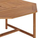  Stół ogrodowy, 150x150x75 cm, lite drewno tekowe Lumarko!
