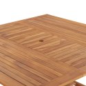  Stół ogrodowy, 150x150x76 cm, lite drewno tekowe Lumarko!