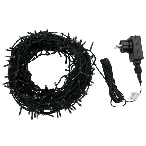  Łańcuch z 400 lampkami LED, 40 m, 8 efektów, IP44, ciepła biel Lumarko!