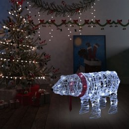  Świąteczna dekoracja, niedźwiedź, 45 LED, 71x20x38 cm, akrylowa Lumarko!
