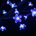  Drzewko świecące na niebiesko, 120 LED, kwiat wiśni, 150 cm Lumarko!