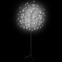  Drzewko z lampkami, 120 LED, zimny biały, kwiat wiśni, 150 cm Lumarko!