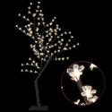  Drzewko z lampkami, 128 LED, ciepły biały, kwiat wiśni, 120 cm Lumarko!