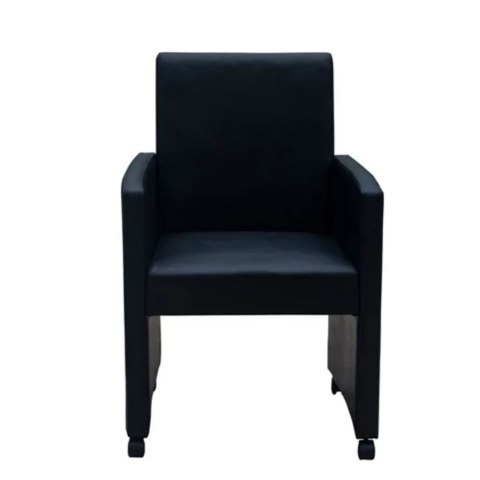  Krzesła stołowe, 2 szt., czarne, sztuczna skóra Lumarko!