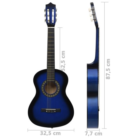  8-cz. zestaw do nauki gry na gitarze klasycznej, 1/2, 34" Lumarko!