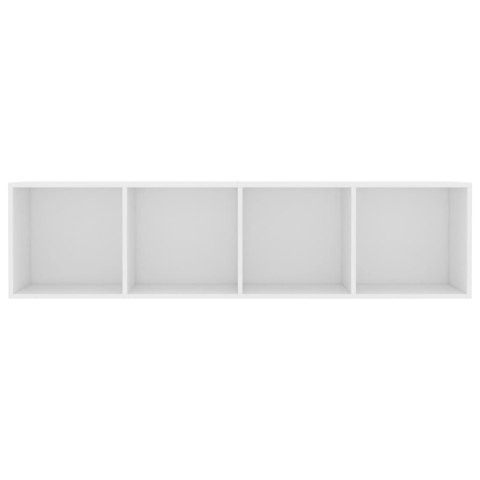  Regał na książki/szafka TV, biały, 143x30x36 cm Lumarko!