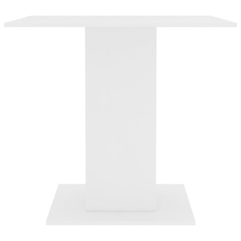  Stół jadalniany, biały, 80 x 80 x 75 cm, płyta wiórowa Lumarko!