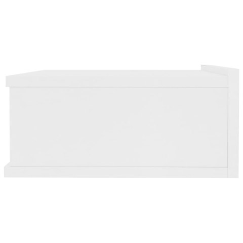  Wisząca szafka nocna, biała, 40x30x15 cm Lumarko!