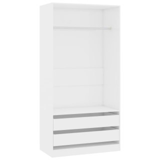  Szafa, biała na wysoki połysk, 100x50x200 cm, płyta wiórowa Lumarko!
