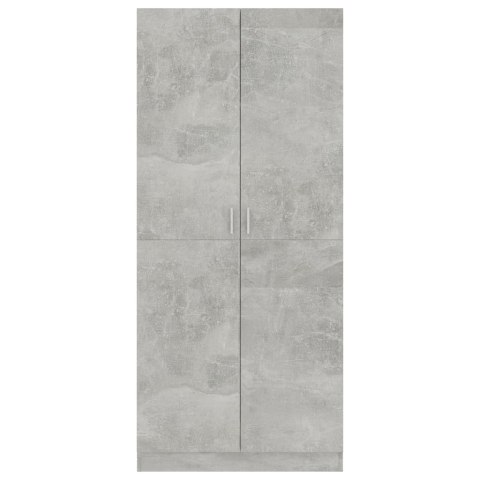  Szafa, kolor szary betonowy, 80x52x180 cm, płyta wiórowa Lumarko!