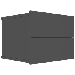  Szafka nocna, czarna, wysoki połysk, 40x30x30 cm, płyta wiórowa Lumarko!