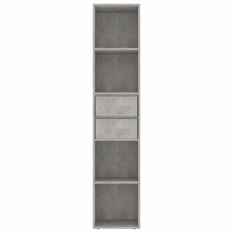  Regał, betonowy szary, 36x30x171 cm, płyta wiórowa Lumarko!
