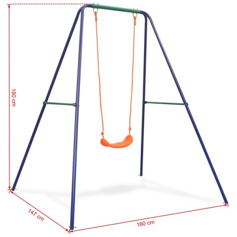  Jednoosobowa huśtawka, pomarańczowa Lumarko!