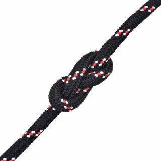  Linka żeglarska z polipropylenu, 8 mm, 100 m, czarna Lumarko!