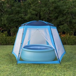  Namiot do basenów, tkanina, 500 cm, niebieski Lumarko!