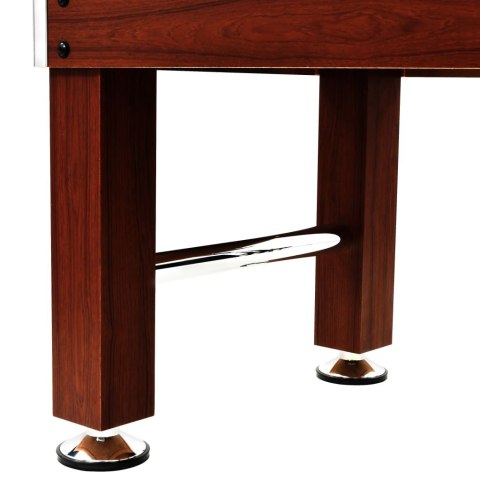  Stół do gry w piłkarzyki, stal, 60 kg, 140x74,5x87,5cm, brązowy Lumarko!