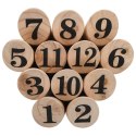  Gra plenerowa Kubb numeryczny, wykonana z drewna Lumarko!