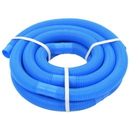 Lumarko Wąż do basenu z opaskami zaciskowymi, niebieski, 38 mm, 6 m