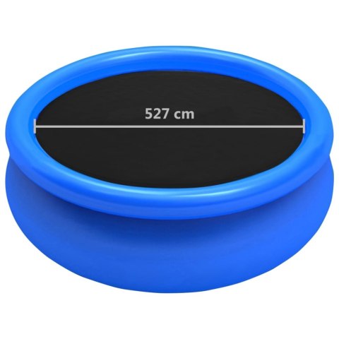  Pokrywa na basen, czarna, 527 cm, PE Lumarko!