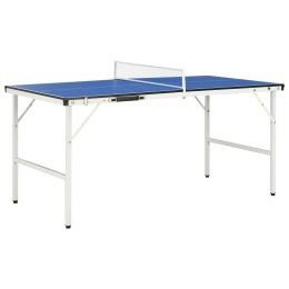 Lumarko Stół do tenisa z siatką, 5 stóp, 152 x 76 x 66 cm, niebieski