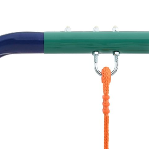  Zestaw z huśtawkami i kółkami gimnastycznymi, 4 siedziska, stal Lumarko!