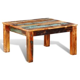  Kwadratowy stolik kawowy z drewna odzyskanego Lumarko!