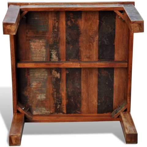  Kwadratowy stolik kawowy z drewna odzyskanego Lumarko!