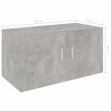  Szafka ścienna, szarość betonu, 80x39x40 cm, płyta wiórowa Lumarko!