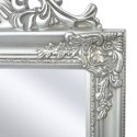  Lustro wolnostojące w stylu barokowym, 160x40 cm, srebrne Lumarko!