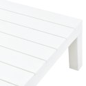  Stolik ogrodowy, biały, 78 x 78 x 31 cm, plastikowy Lumarko!