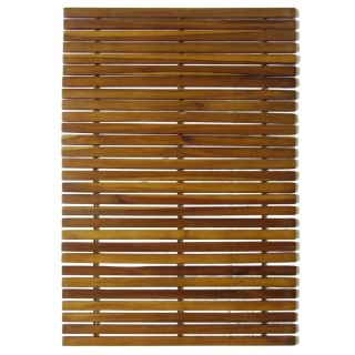  Mata prysznicowa z drewna akacjowego, 3 sztuki, 80 x 50 cm Lumarko!