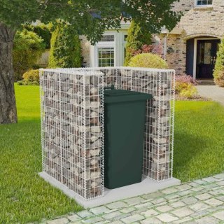  Gabion do osłonięcia kosza na śmieci, 110x100x120 cm Lumarko!
