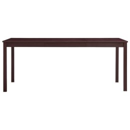  Stół do jadalni, ciemnobrązowy, 180x90x73 cm, drewno sosnowe Lumarko!
