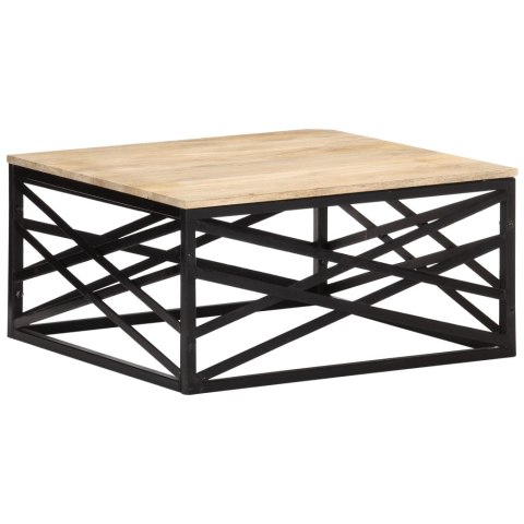  Stolik kawowy, 68x68x35 cm, lite drewno mango Lumarko!