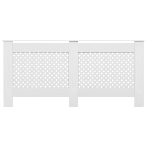  Osłony na kaloryfer, 2 szt., białe, 152x19x81,5 cm, MDF  Lumarko!