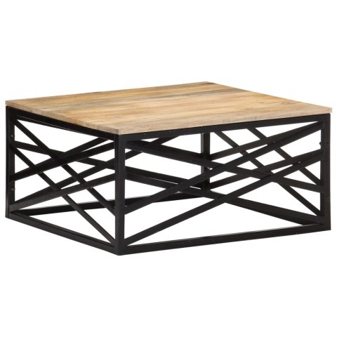  Stolik kawowy, 68x68x35 cm, lite drewno mango Lumarko!