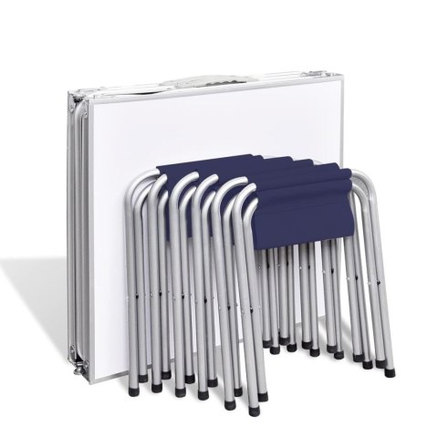  Zestaw turystyczny: stół i 6 stołków, regulacja wysokości Lumarko!